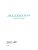 Stinger Freedom Laser User Manual предпросмотр