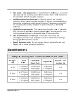 Preview for 7 page of Stinger Refrigerant Recovery Unit User Manual