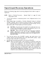 Preview for 13 page of Stinger Refrigerant Recovery Unit User Manual