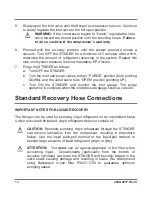 Preview for 14 page of Stinger Refrigerant Recovery Unit User Manual