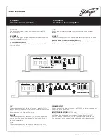 Предварительный просмотр 3 страницы Stinger SPX350X2 Owner'S Manual