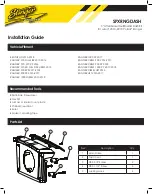 Stinger SPXRNGDASH Installation Manual preview