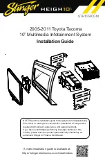 Stinger STH10TACOM Installation Manual preview