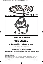 Preview for 1 page of Stinger WD05250 Owner'S Manual