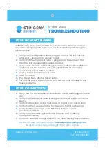 Stingray Business SB2 Troubleshooting preview