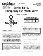 Stingray SV107 Series Installation & Maintenance Manual preview