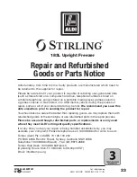 Preview for 23 page of Stirling 183L STR-H183W Instruction Manual