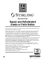 Preview for 24 page of Stirling GYJ40-88 Instruction Manual