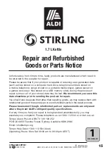 Preview for 15 page of Stirling JK-115-GRN Instruction Manual