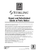 Preview for 27 page of Stirling P10034AP-M4/H Instruction Manual