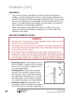 Preview for 10 page of Stirling SORHP1-RH Instruction Manual