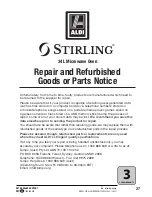 Предварительный просмотр 27 страницы Stirling STR-G34M-B Instruction Manual