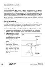 Preview for 16 page of Stirling STR-SGC60 Instruction Manual