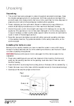 Preview for 9 page of Stirling STR-TLW10W Instruction Manual