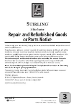 Предварительный просмотр 15 страницы Stirling Vintage AP170133 Instruction Manual