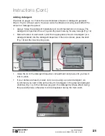 Preview for 21 page of Stirling W60A1A401B Instruction Manual