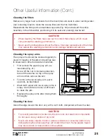 Preview for 31 page of Stirling W60A1A401B Instruction Manual