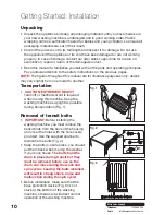 Предварительный просмотр 10 страницы Stirling XQG75-F1128BW Instruction Manual