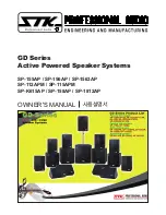 STK Professional Audio SP-112APM Owner'S Manual предпросмотр