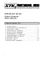 Preview for 2 page of STK Professional Audio VC-23 Owner'S Manual