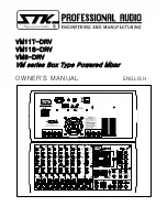 Предварительный просмотр 1 страницы STK Professional Audio VM-8DRV Owner'S Manual