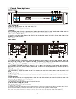 Предварительный просмотр 5 страницы STK Professional Audio VP-120D Owner'S Manual