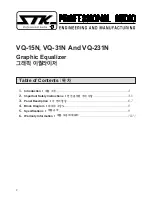 Предварительный просмотр 2 страницы STK Professional Audio VQ-15N Owner'S Manual