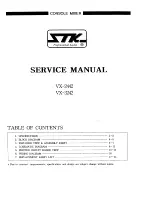 STK Professional Audio VX-2442 Service Manual предпросмотр