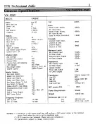 Preview for 3 page of STK Professional Audio VX-2442 Service Manual