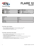 Preview for 4 page of STL FLARE 12 Instruction Manual