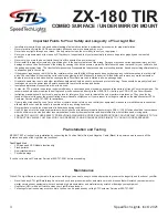 Preview for 3 page of STL G-ZXT180 Instruction Manual