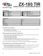 Preview for 4 page of STL G-ZXT180 Instruction Manual