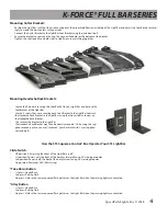 Preview for 4 page of STL K-Force Series Operation Manual And Instructions