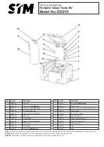 Предварительный просмотр 3 страницы STM DD210 Manual