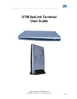 STM SatLink User Manual preview