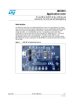 Preview for 1 page of STMicroelectronics LED7707 Application Note