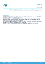 Предварительный просмотр 1 страницы STMicroelectronics STEVAL-MKI109V2 User Manual