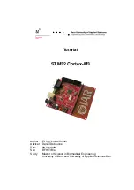 STMicroelectronics STM32 Cortex-M3 Manual preview