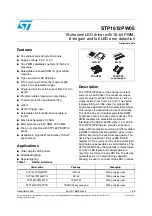 STMicroelectronics STP1612PW05 Manual предпросмотр