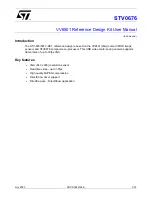 STMicroelectronics STV-676/501C-R01 User Manual предпросмотр