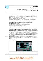 STMicroelectronics UM0622 User Manual preview