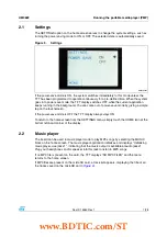 Предварительный просмотр 7 страницы STMicroelectronics UM0622 User Manual