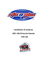 Предварительный просмотр 1 страницы STO N SHO SNS 166 Installation Procedures Manual