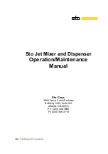 STO Dispenser Operation & Maintenance Manual preview