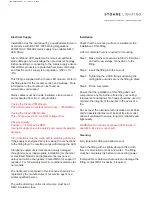 Preview for 2 page of Stoane Lighting 50mm ADL CP.X Installation And Maintenance Instructions