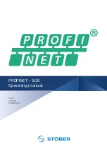 Предварительный просмотр 1 страницы Stober PROFINET SD6 Operating Manual