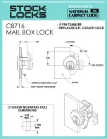 Stock Loks C8716 Instruction Sheet preview