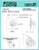 Stock Loks C8726 Instruction Sheet preview