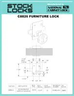 Stock Loks C8826 Instruction Sheet preview
