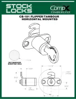 Preview for 1 page of Stock Loks CB-181 Instruction Sheet